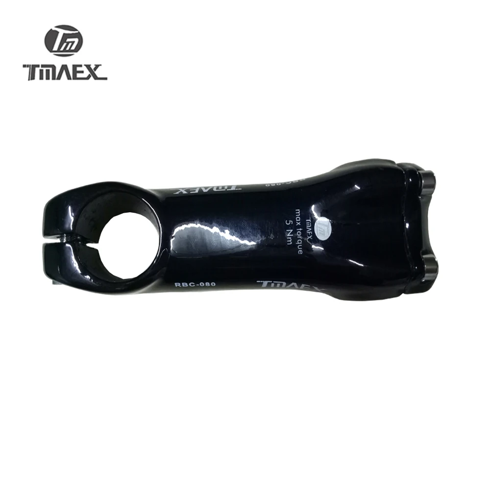 TMAEX 080 Silver Full Carbon Bicycle Stem Road Bike Lightweight MTB / 31.8 *80/90/100 /110/120mm Parts | Спорт и развлечения