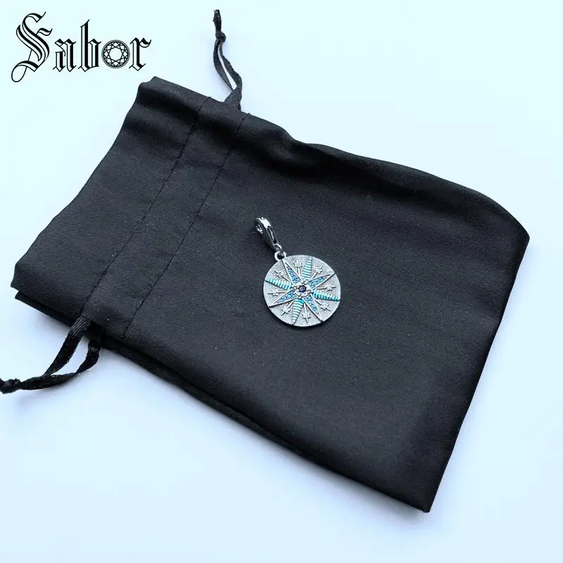 Thomas Vintage Star Blue Charm 2020 модные ювелирные изделия для мужчин и женщин девочек Ts