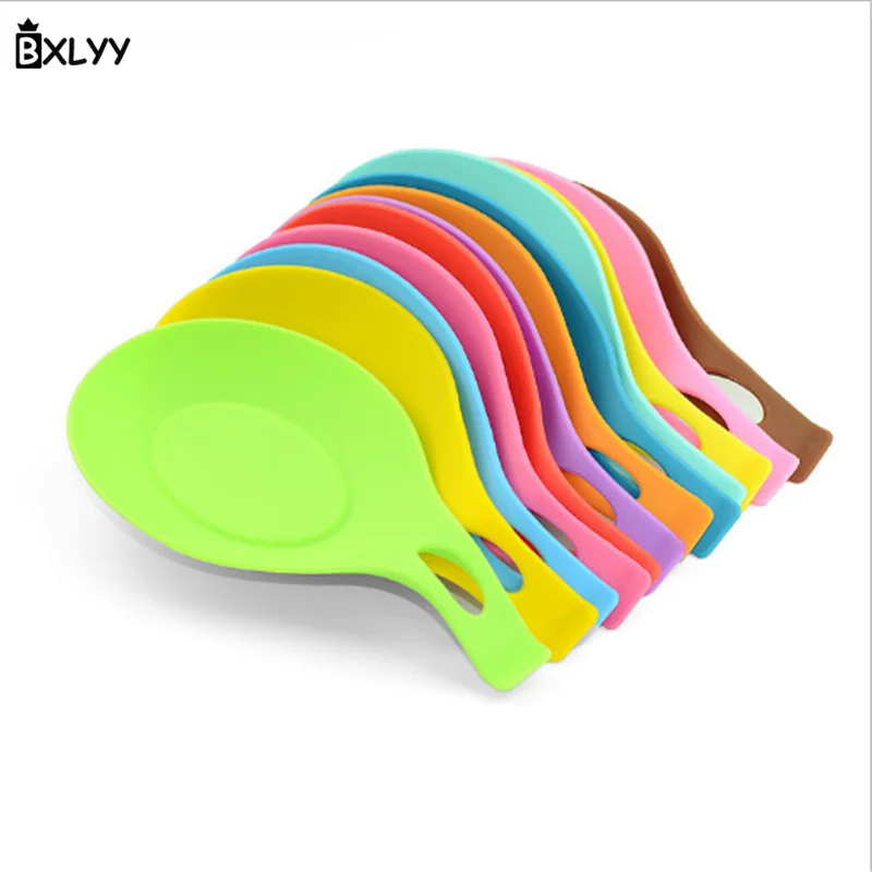 BXLYY Promotion 1pc Silicone Spoon Chopsticks Pad Multi-function Tableware Kitchen Gadget Accessories Baking Pan Knife.7z | Дом и сад