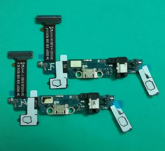 Для samsung Galaxy S6 G920 G920F USB разъем зарядное устройство плата зарядный порт док-станция гибкий кабель