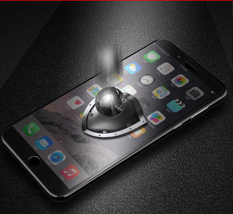 2 шт./лот матовое закаленное стекло для iPhone 6 S Plus протектор экрана для iphone 6plus 6splus IIRROONN матовая защитная пленка
