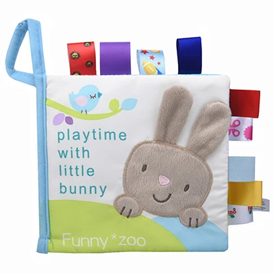 Rabbit TI302 Детские развивающие игрушки, книги для ванной, водонепроницаемые, для детей 0-12 месяцев, развивающая кукла, мягкая коляска, мобильная, довольно книги, детские игрушки - Цвет: Rabbit TI302