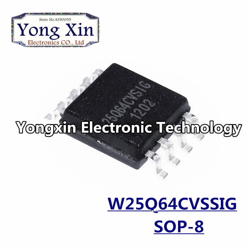 10 шт./лот W25Q64CVSSIG 25Q64 W25Q64CVSIG 25Q64CVSIG SPI FALSH SOIC-8PIN64M-bit/8M-byte Winbond W25Q64CV | Обустройство дома