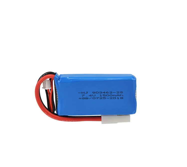 Rc Lipo батарея 7 4 V 1500mAh 2S EL2P разъем для FT009 лодки/Rc игрушки | Игрушки и хобби