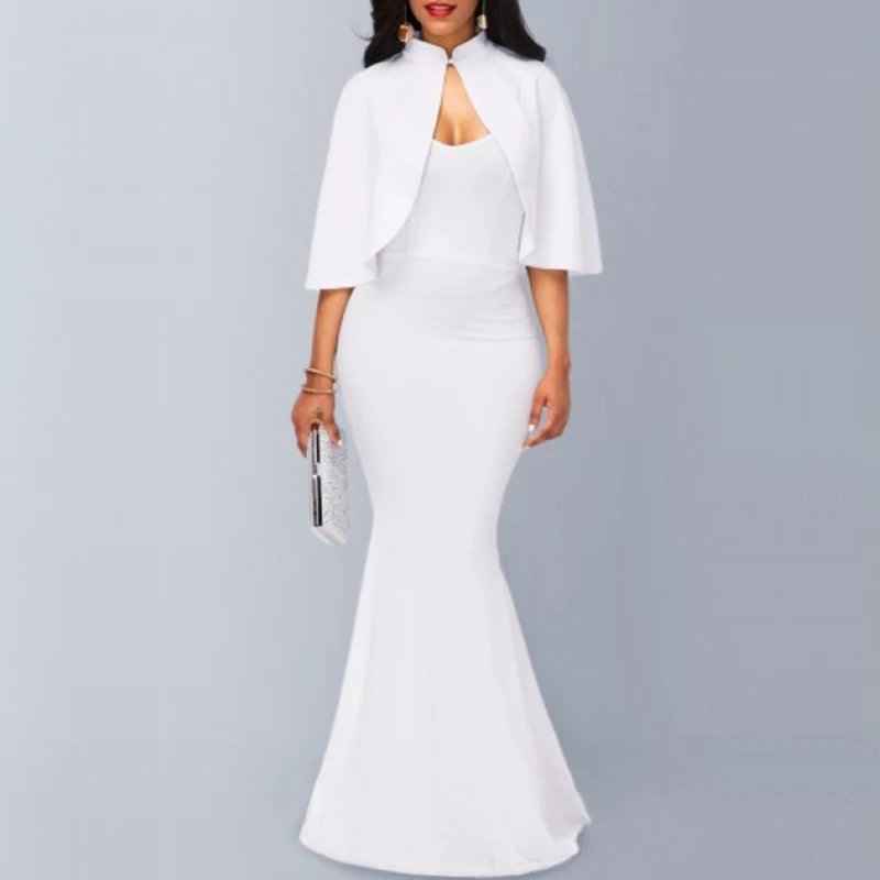 Женское винтажное длинное вечернее платье облегающее платье-футляр с