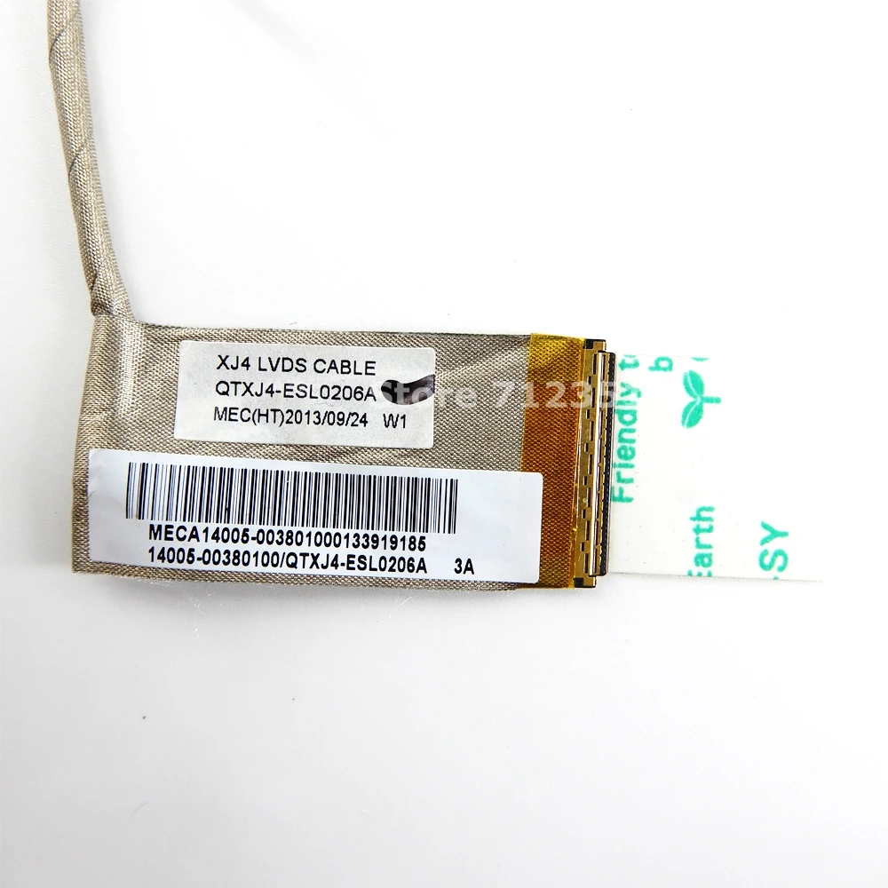 XJ4 LVDS кабель Новый 14005 00380100/QTXJ4 ESL0206A для ASUSX75 X75A X75U X75V X75VD X75SV F75A кабель|Компьютерные