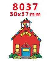 8037 30 шт мультяшный персонаж плоское украшение из смолы PR 7675 - Цвет: 8037