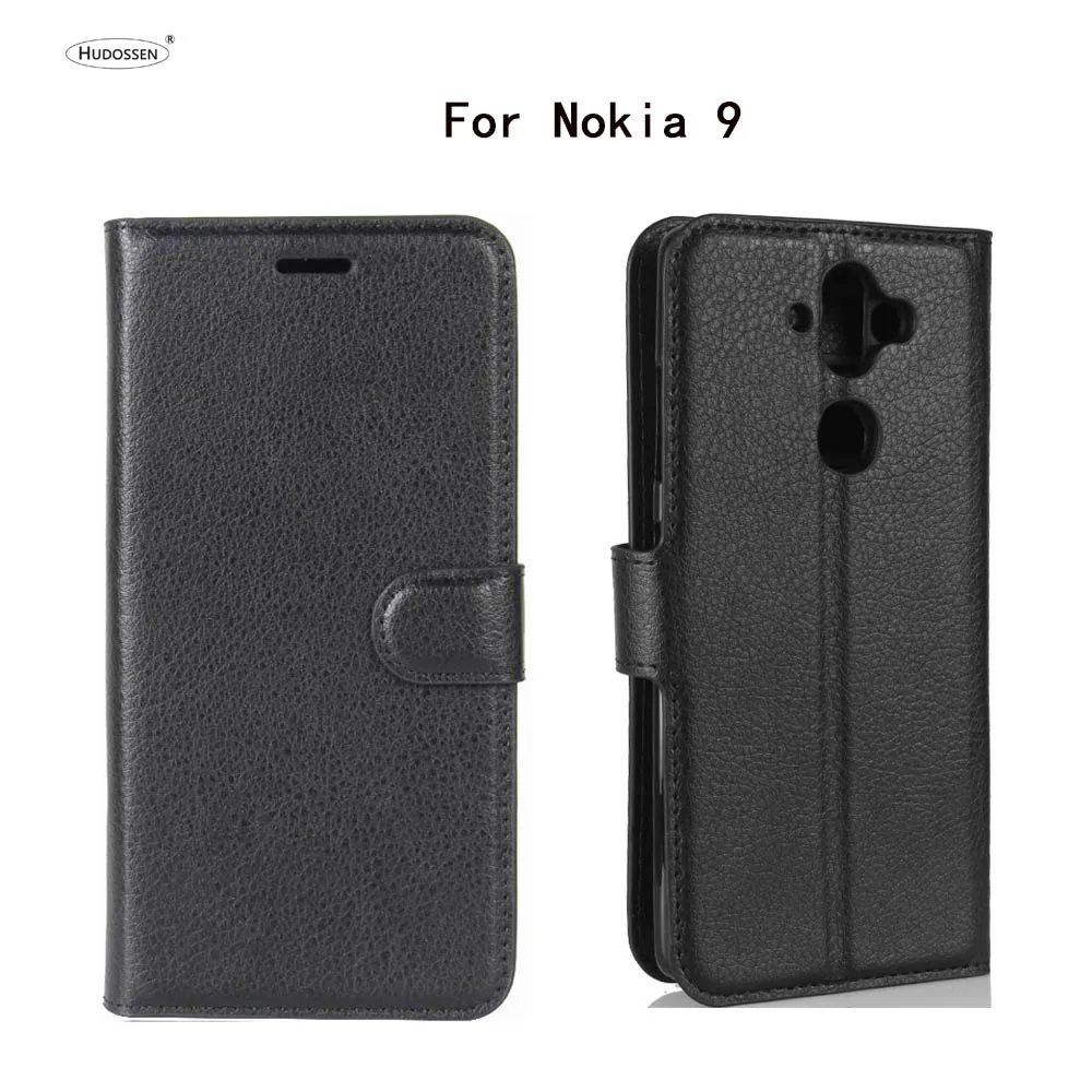 HUDOSSEN для Nokia 9 Nokia9 роскошный флип чехол Обложка на заднюю панель из искусственной