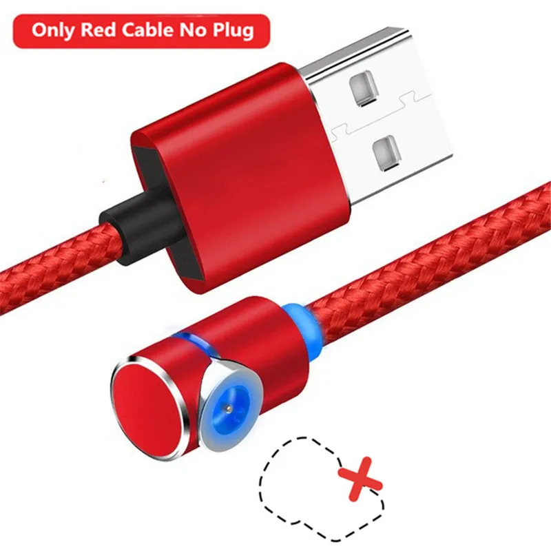 Магнитный кабель Acgicea 90 градусов usb type C для зарядки samsung S8 S9 Plus Магнитная Быстрая зарядка для Xiaomi huawei кабели зарядного устройства