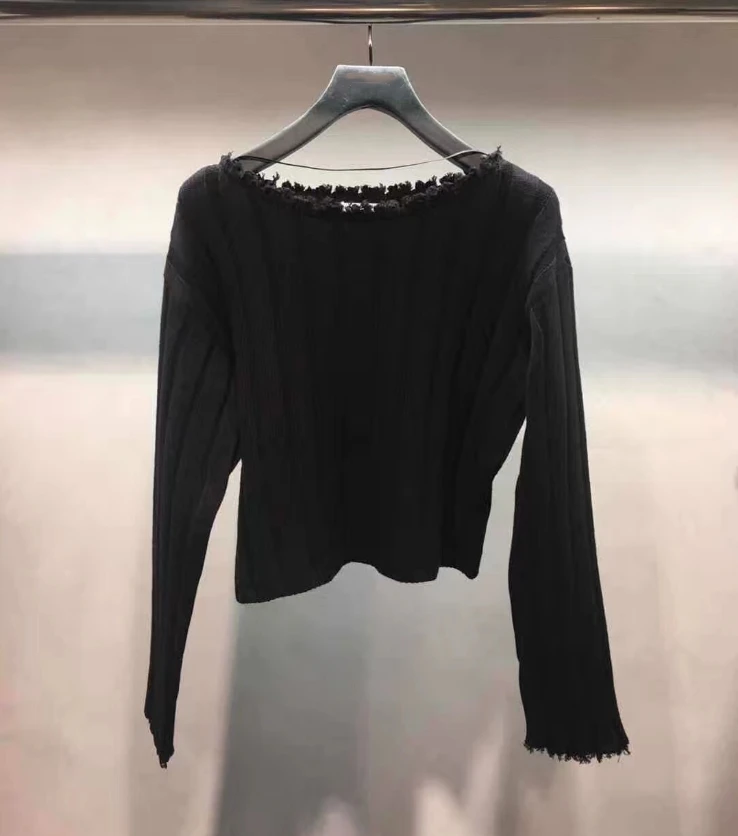 2018 women autumn tops sweater 2colors wh180704 | Женская одежда