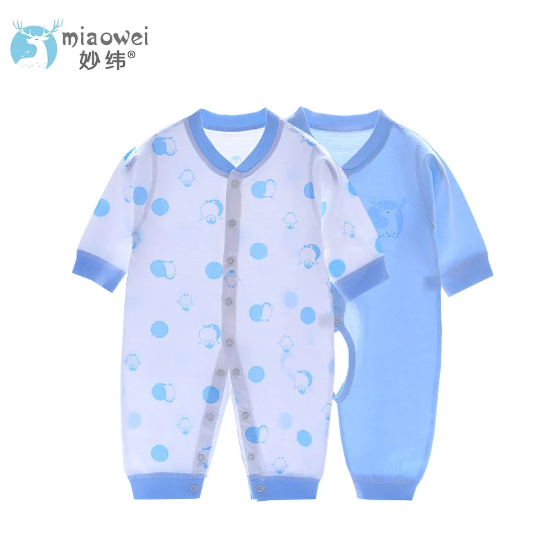 Детская летняя легкая одежда hayi цельнокроеная для детей 0 3 6 12 месяцев хлопковая