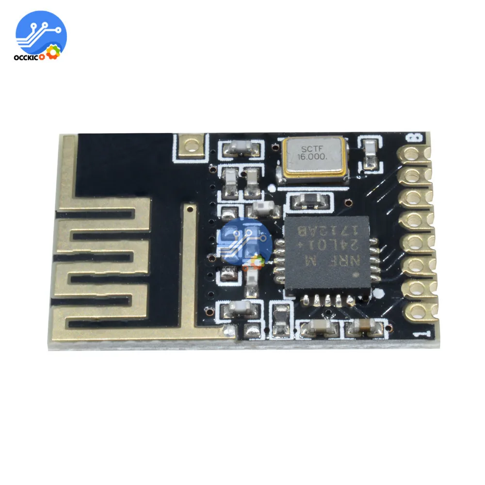5 шт. Новый мини NRF24L01 + 2 4 ГГц 1 27 мм радиочастотный Беспроводной приемный модуль