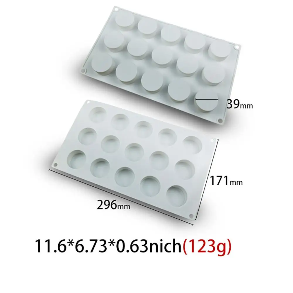 Форма для торта силиконовая круглая форма выпечки шоколадная губка мусс десерт