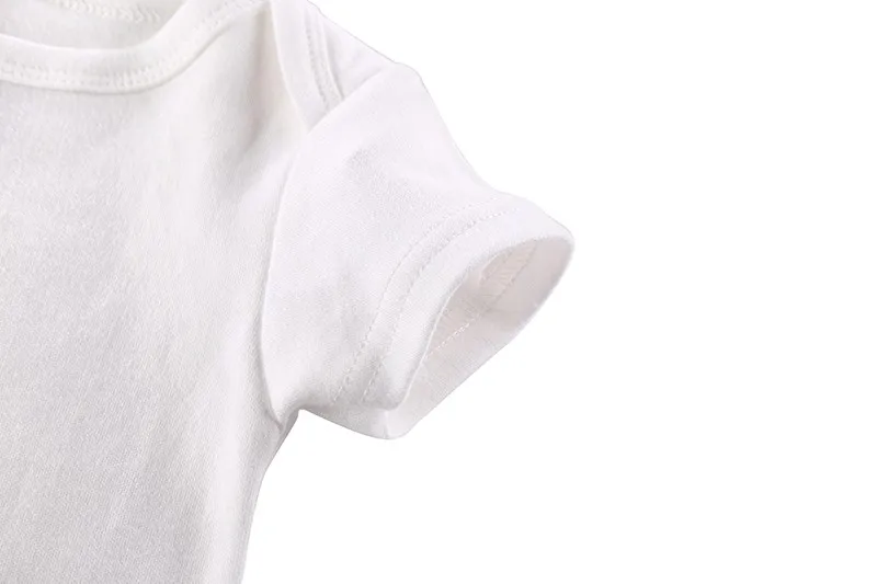 3 шт./лот Белый Нежный боди для малышей Унисекс Одежда новорожденных Комплект