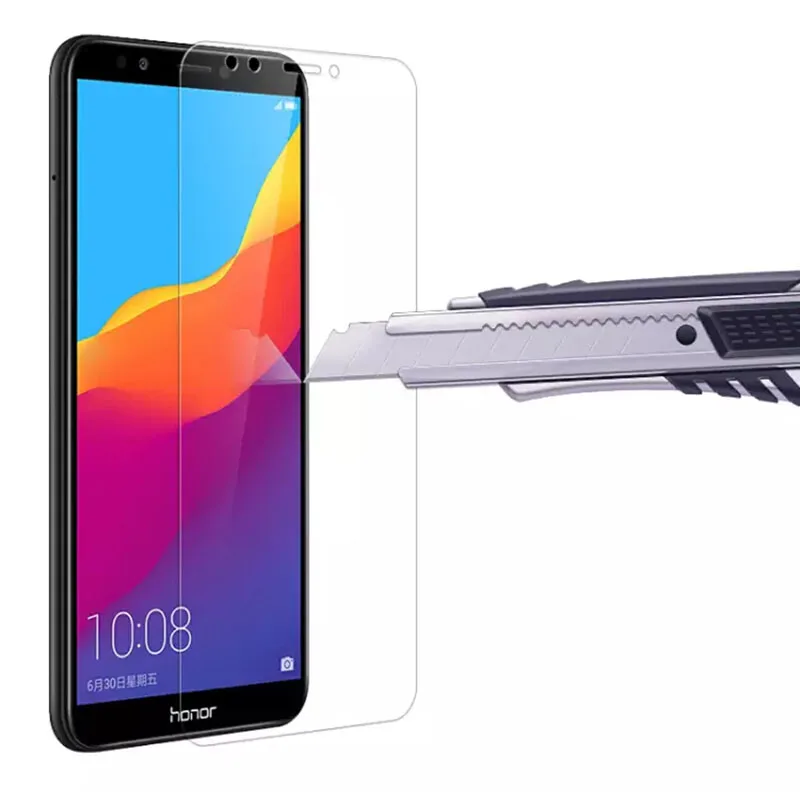 2 шт. закаленное стекло для huawei y3 y5 y6 y7 prime y9 Защитное стекло для экрана Защитная пленка для телефона