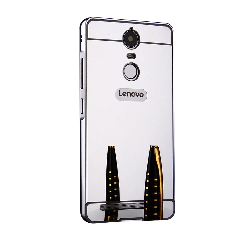 Lenovo K5 Note K5Note A 7020 чехол с металлической рамкой зеркальной задней крышкой жесткий