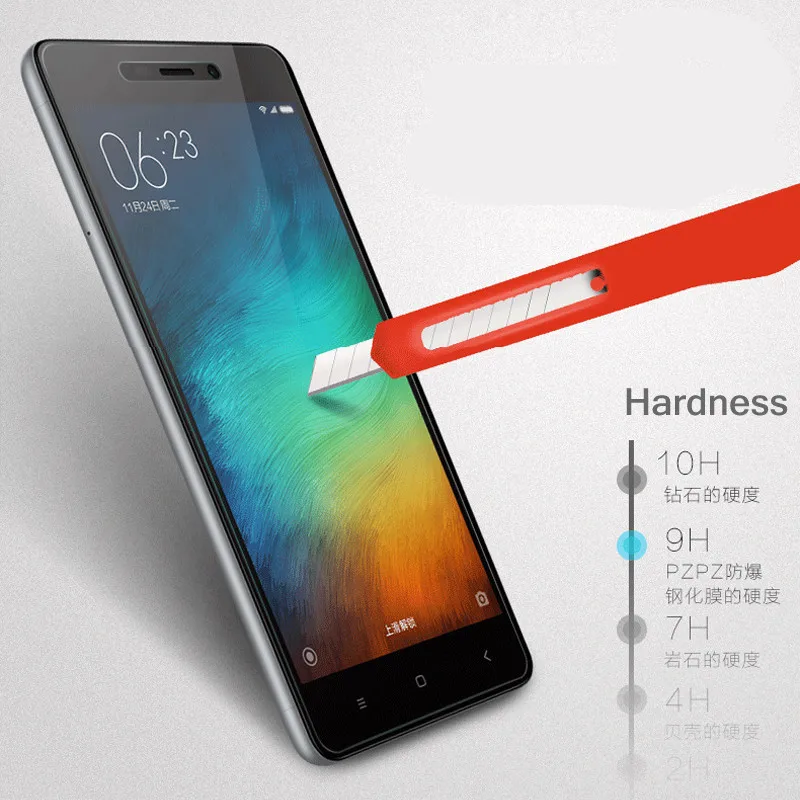 Screen Protector for Xiaomi Redmi 3 3S Pro Prime 0.26mm 2.5D Premium Tempered Glass Redmi3 S Phone Case Protective Cover | Мобильные