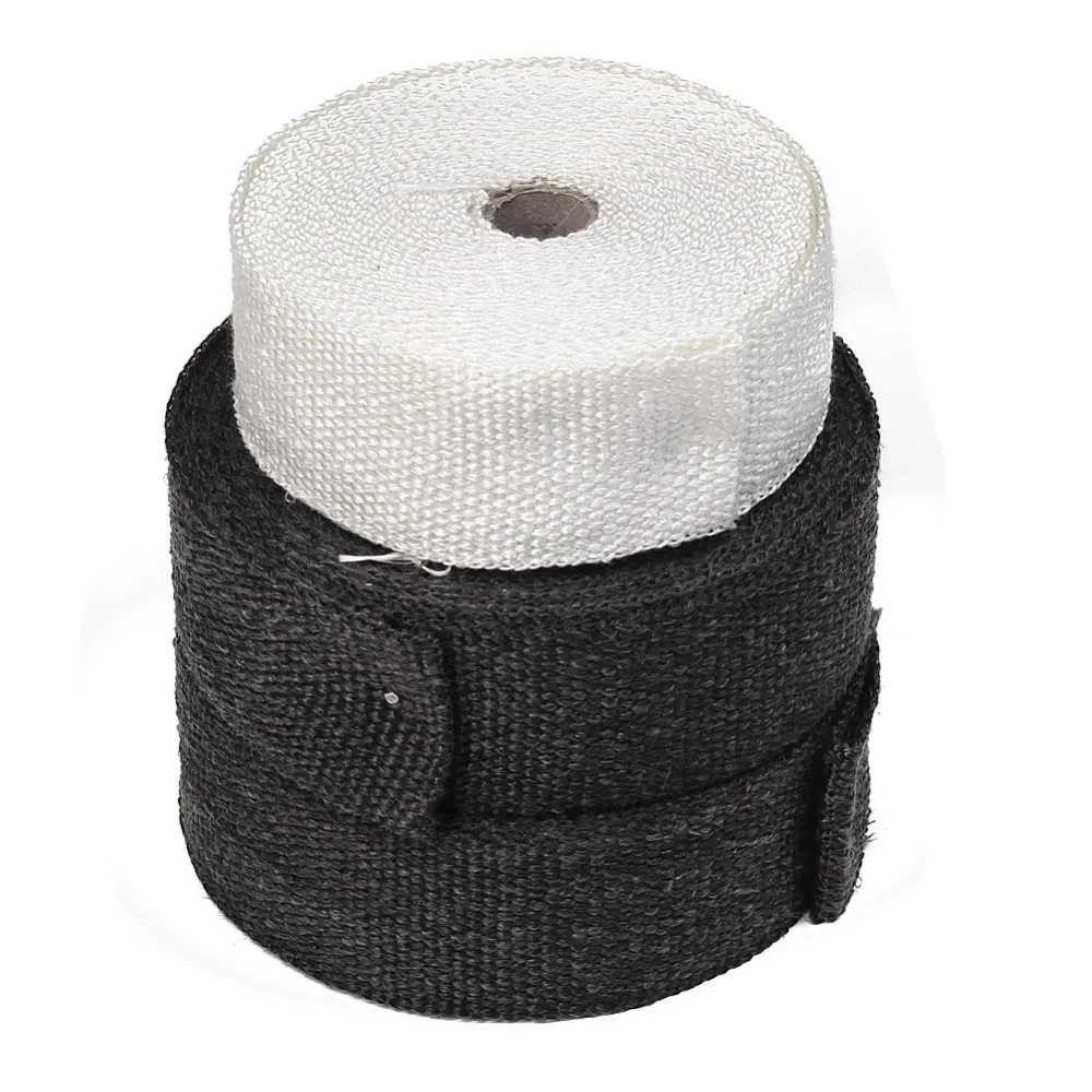 

5M/10M/15M Motorcycle Exhaust Thermal Exhaust Tape Header Heat Wrap Resistant Downpipe For Motorcycle Car Accessories