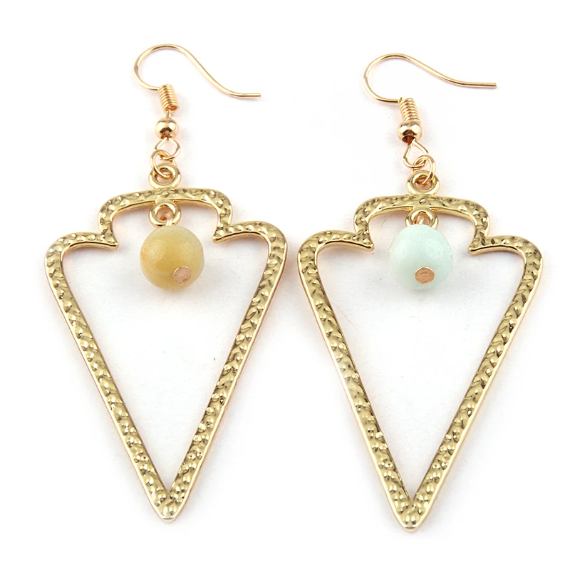 Бесплатная доставка модная Металлическая стрелка повесить с небольшой Амазонит