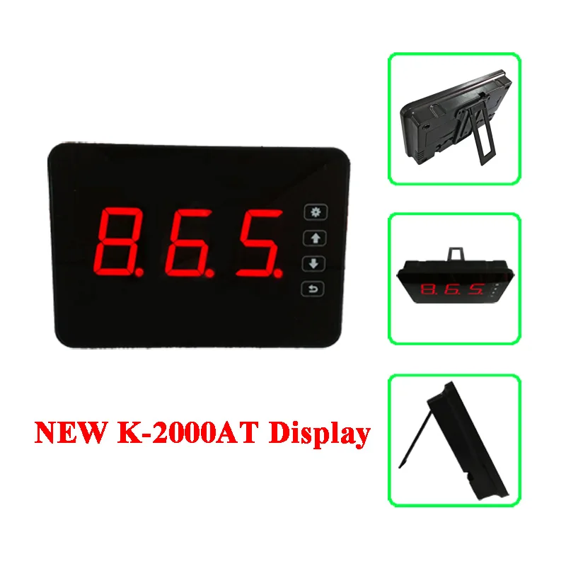 Frequency 433.92mhz Long Range Customer Guest Pager System Touch Screen Display Panel for Restaurant Service Equipment K-2000AT