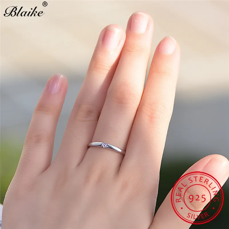Кольца Blaike из стерлингового серебра 925 пробы для женщин минималистичные