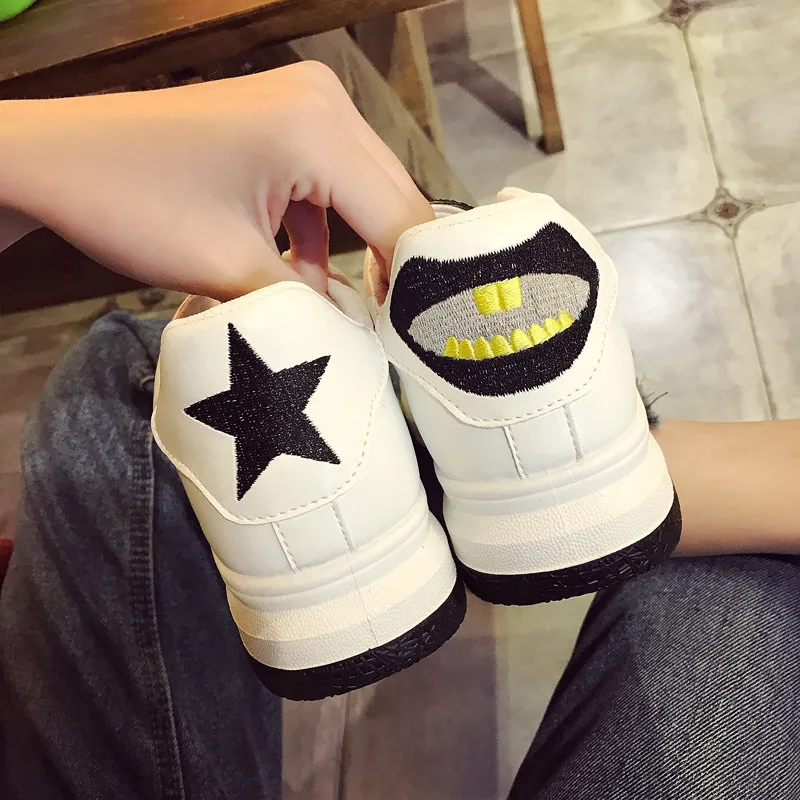 Лидер продаж женская повседневная обувь модные удобные кроссовки на шнуровке