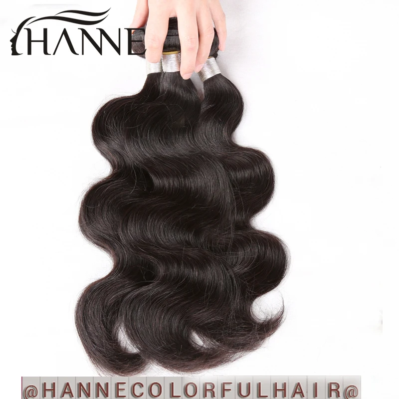 7а Малайзии Девы Волос Объемной Волны 3 Шт./лот Человеческих Объемная Волна