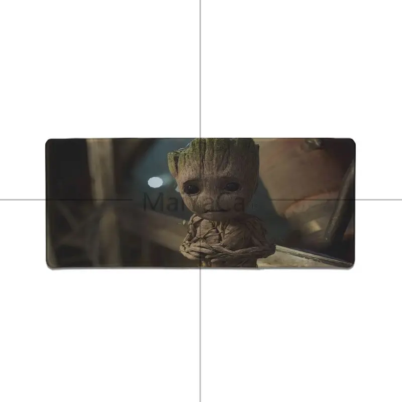 Lock Edge 40X90cm Maiyaca милый игровой коврик для мыши Marvel Groot из натурального каучука, Настольный коврик для игрового плеера, стол для ноутбука, резиновый коврик для мыши xxl 900x400 мм - Цвет: Lock Edge 40X90cm