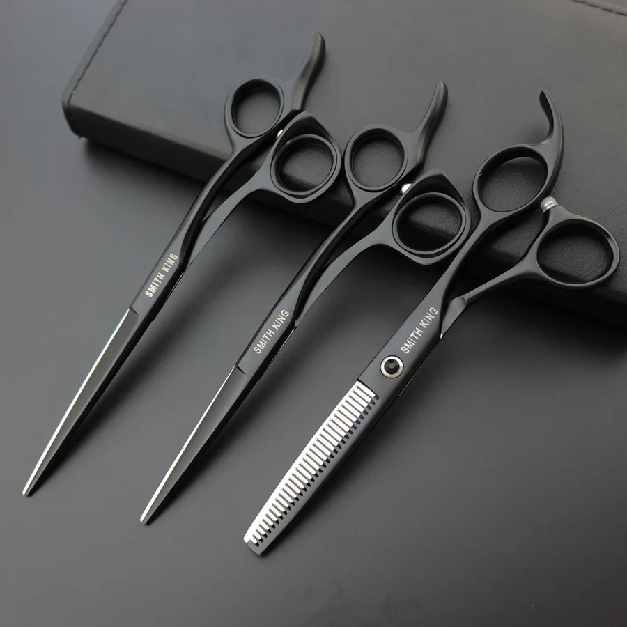 3 pieces sets Парикмахерские профессиональные ножницы для укладки волос, 5,5 дюймов и 6 дюймов ножницы для стрижки, 6 дюймов филировочные ножницы, парикмахерские ножницы - Цвет: 3 pieces sets
