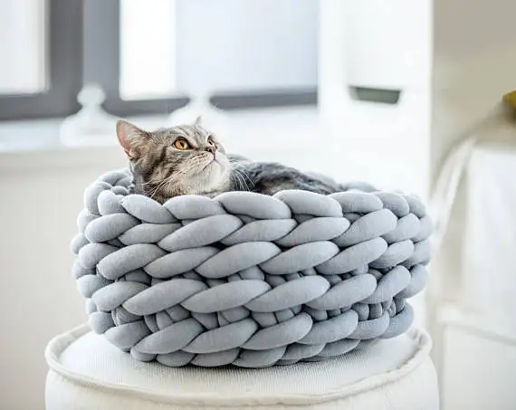 25/60 м ручная тканая Одеяло однтонный круглый тканевый слой Вязание DIY шерсть ручной вязки Одеяло пряжи домашний BK003
