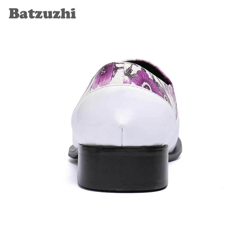 Туфли Batzuzhi мужские из натуральной кожи официальная обувь под костюм с острым