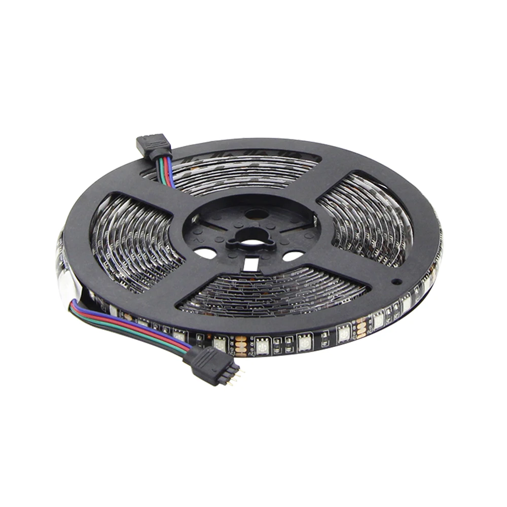 5 м Водонепроницаемая RGB Светодиодная лента гибкая SMD 5050 rgb + ИК 44 клавиши пульт