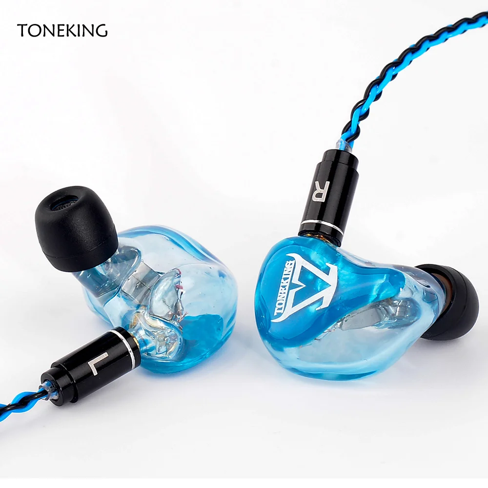 Новые Hi Fi наушники TONEKING с разъемом MMCX вкладыши сбалансированной арматурой