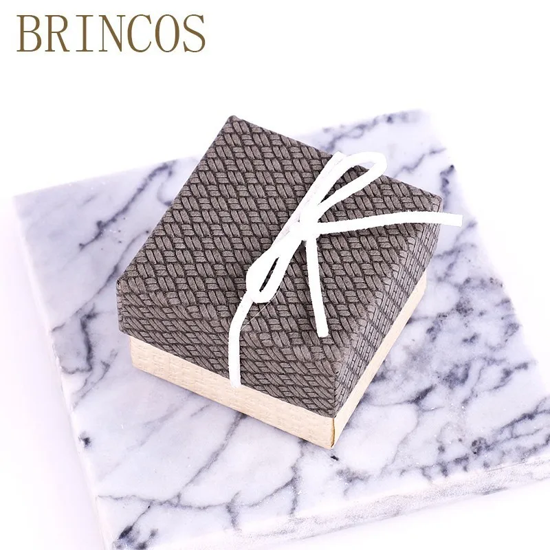 5x5x3cm 12 1 шт. квадратный шкатулка для ювелирных изделий обручение кольцо для серьги цепочки и ожерелья браслет Подарочная коробка-дисплей держатель черный, красный, белый темно - Цвет: 5x5x3cm 12