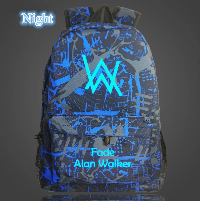 Alan Walker DJ рюкзак &quotFaded&quot школьная сумка высокого качества дорожные сумки для Для