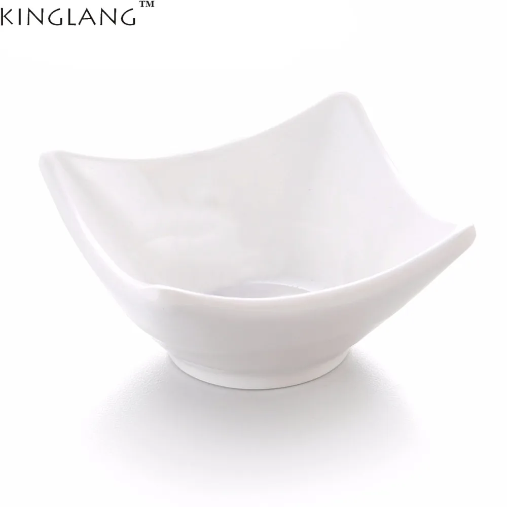 

Пластиковая меламиновая белая маленькая посуда KINGLANG