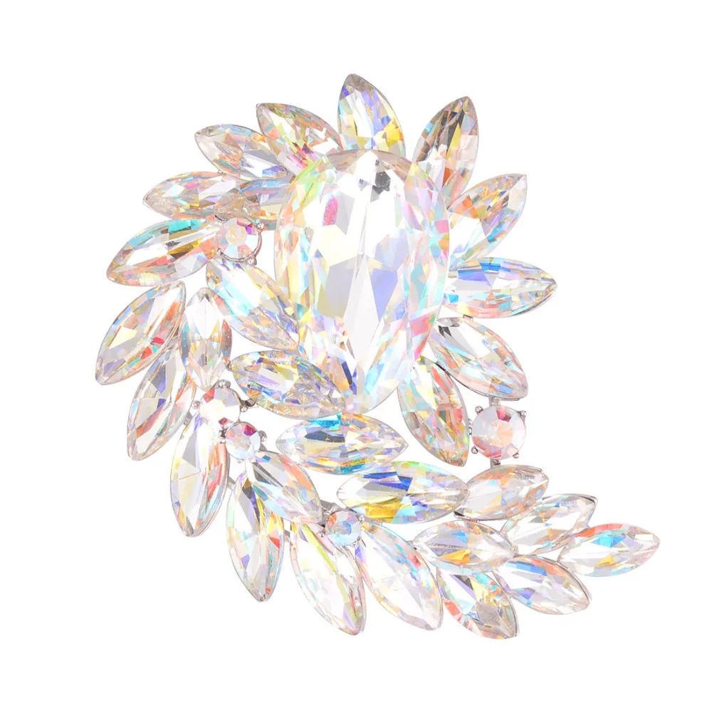 

Женский Букет из кристаллов BEADSLAND, высокое качество, роскошный мерцающий букет для свадебной одежды