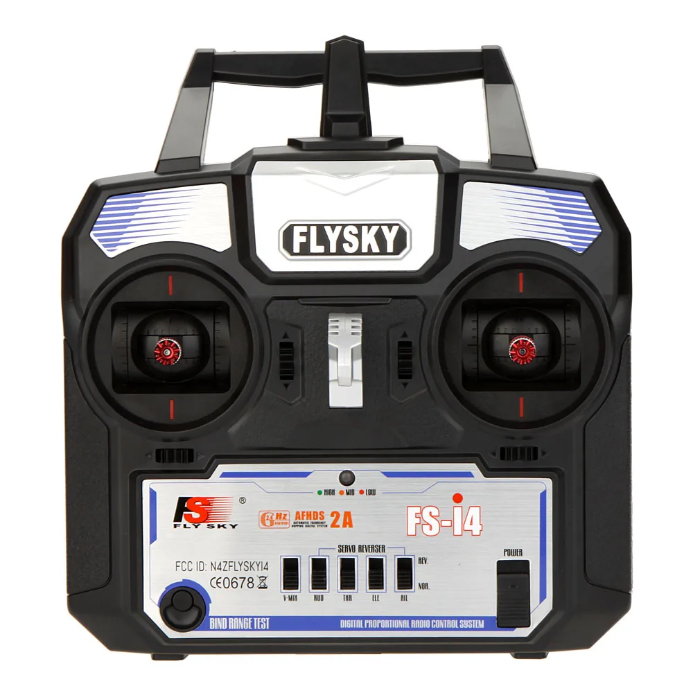 Для Flysky FS i4 AFHDS 2A 2 4 GHz 4CH радиосистема передатчик ресивер для радиоуправляемого