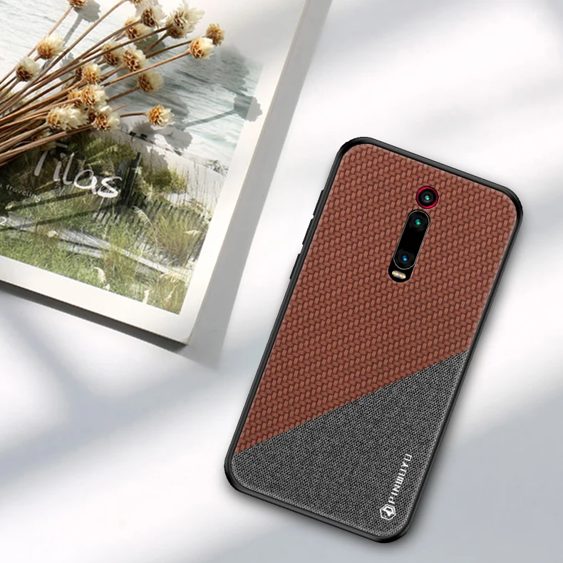 PINWUYO для Xiaomi mi 9 T/mi 9 T Pro Жесткий чехол из поликарбоната+ тканевая задняя крышка Чехлы для Xiaomi mi 9 T Pro полный защитный чехол для телефона