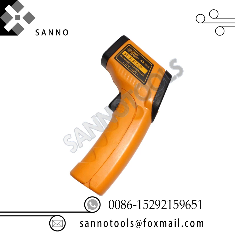 

Non-contact LCD laser IR infrared digital temperature gun thermometer, IR analysis test instruments temperature measurement tool