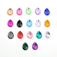 tpsmoc 813mm1014mm1318mm1825mm sew on mix color water drop acrylic rhinestone flatback crystal beads for diy dress