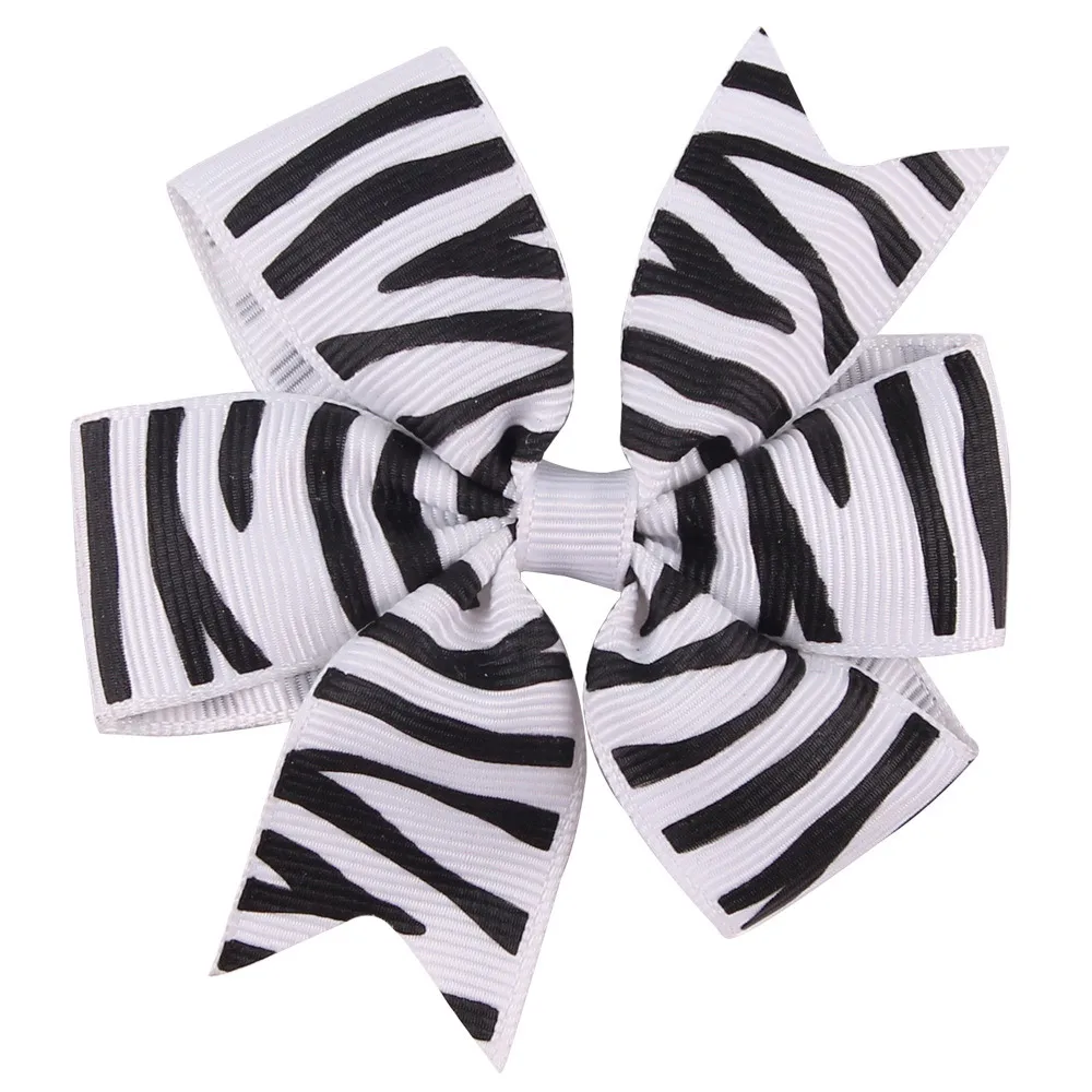 3.5 Inch Baby Girls Hair Bow Grosgrain Ribbons Lined Clip Boutique | Детская одежда и обувь