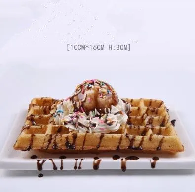 Западная модель продуктов питания образец шоколадной вафли украшения окна по