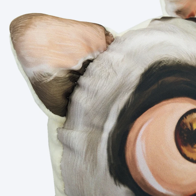3D SharPei Dog Face Cartoon Детские Авто Автомобильные подушки для шеи мягкая подушка для шеи подголовник подушка карбоновые чехлы для сидений для Kia