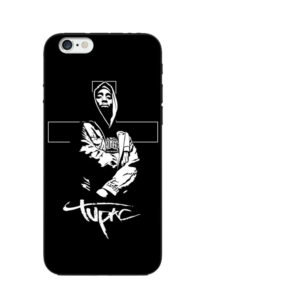 Чехол для телефона 2Pac Tupac Shakur силиконовый чехол iPhone 5S SE 6 6S Plus 7 7Plus 8 8Plus X Мягкая