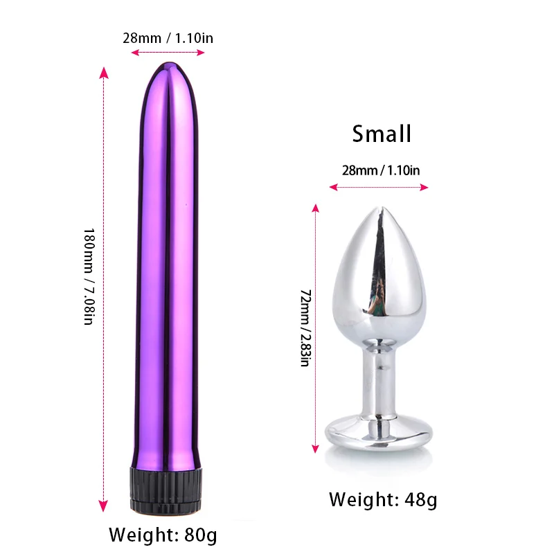 Женский G spot Wand Вибратор Анальная пробка Анальный массажер эротический анальные