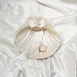 Rely on DIY Material 1 шт Marin shell Жемчуг реквизит для фотосессии perpsonal помолвка Свадьба предложение DIY кольцо Подушка ручной работы - Цвет: Rely on DIY Material