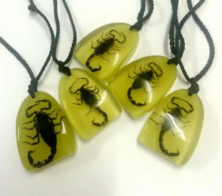 12 шт. Индивидуальный Черный скорпион крутой Байкерский кулон | Украшения и