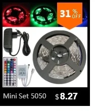DC12V светодио дный ленты 5050 SMD 5 м 60 светодио дный s/m IP20 IP65 Водонепроницаемый RGB белый/теплый белый /синий/красный/зеленый черный PCB гибкие светодио дный полосы света