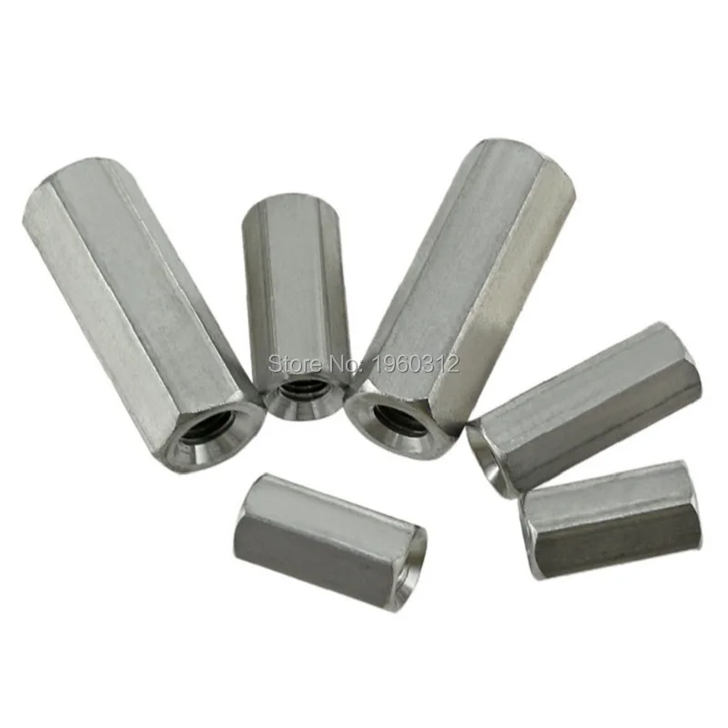 2 шт. M5 * 8*15(L) шестигранные муфты с резьбой из нержавеющей стали 304 | Обустройство